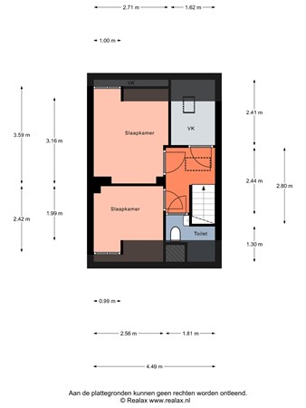 Floorplan - Molenstraat 71, 3752 CK Bunschoten-Spakenburg